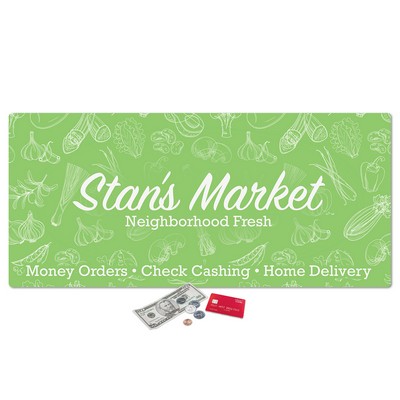 Vynex® Barely There™ Ultra Thin Counter Mat-16"x35"x.020"